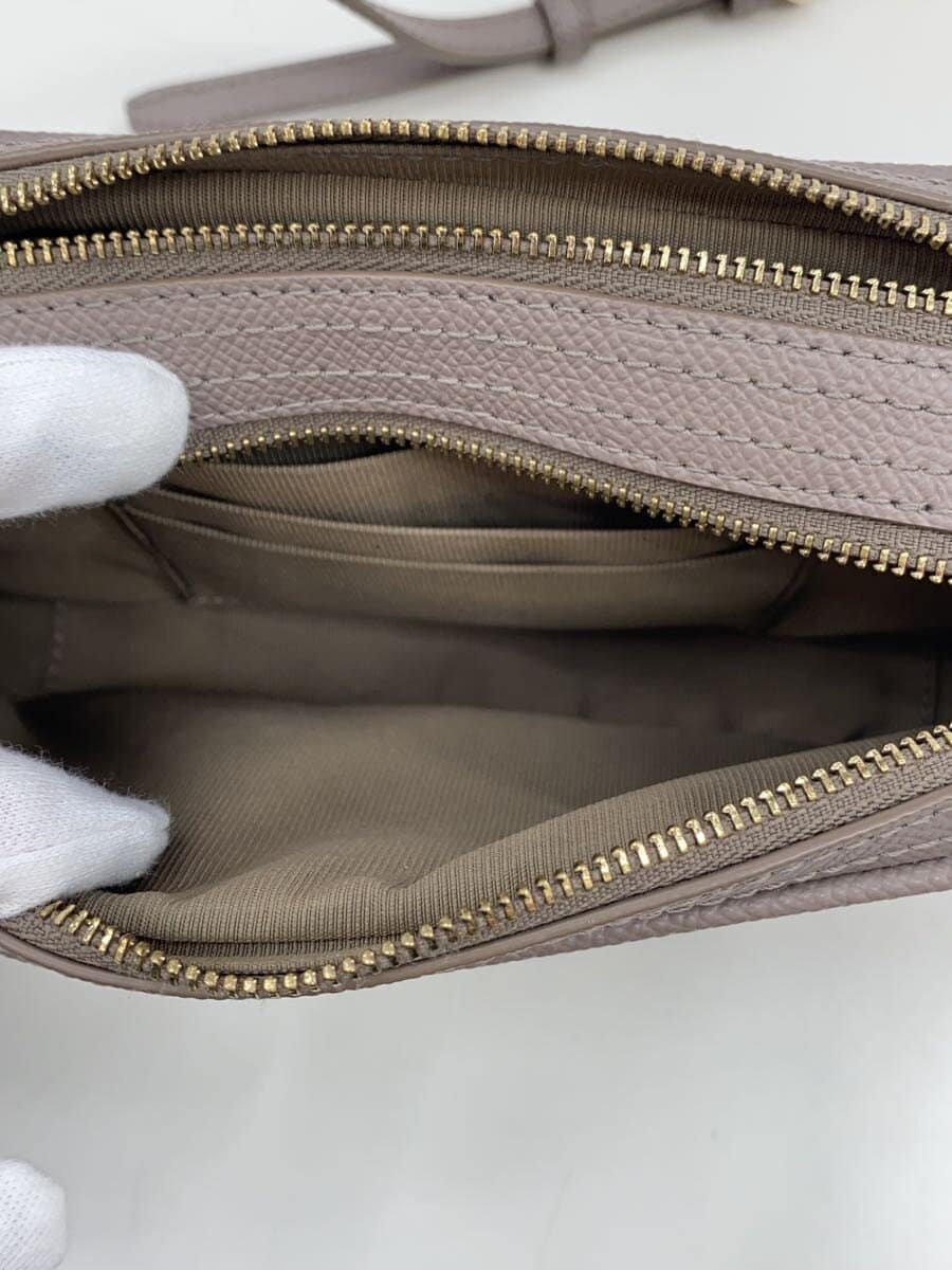 FURLA tote bag leather blue solid color 7