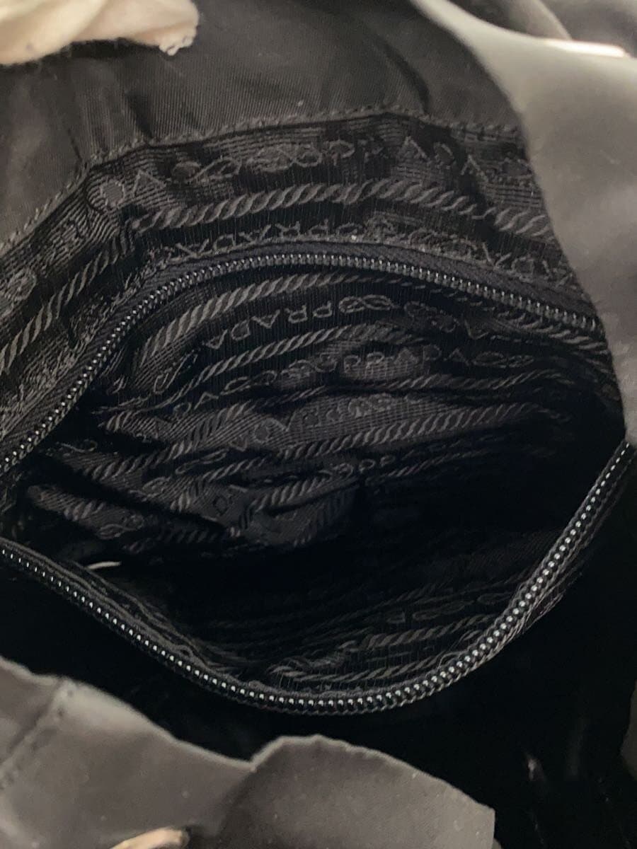 PRADA backpack nylon black plain V130 7
