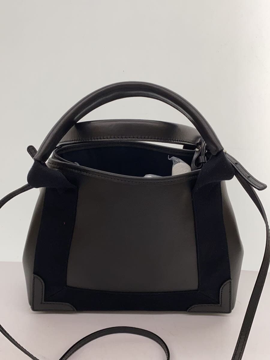 BALENCIAGA Tote Bag Leather BLK Solid 390346 3