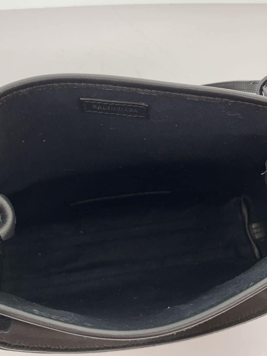 BALENCIAGA Tote Bag Leather BLK Solid 390346 6