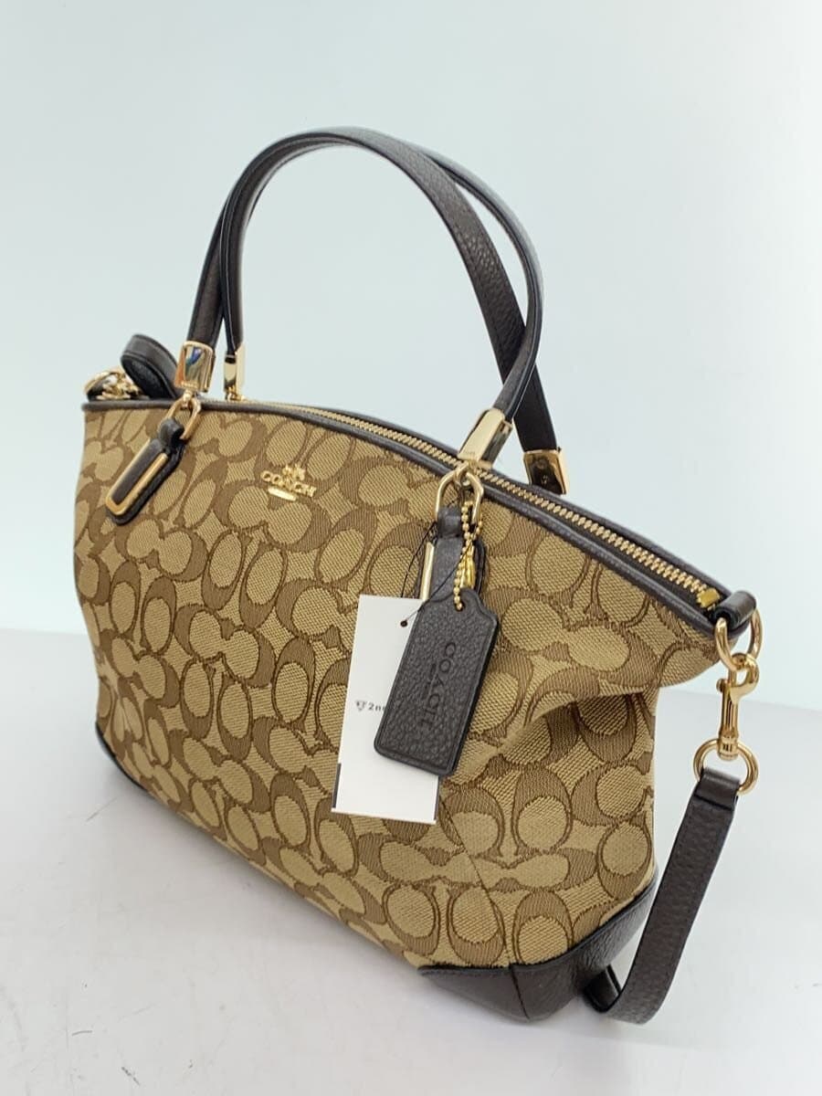 COACH Handbag_Signature Canvas BEG 2