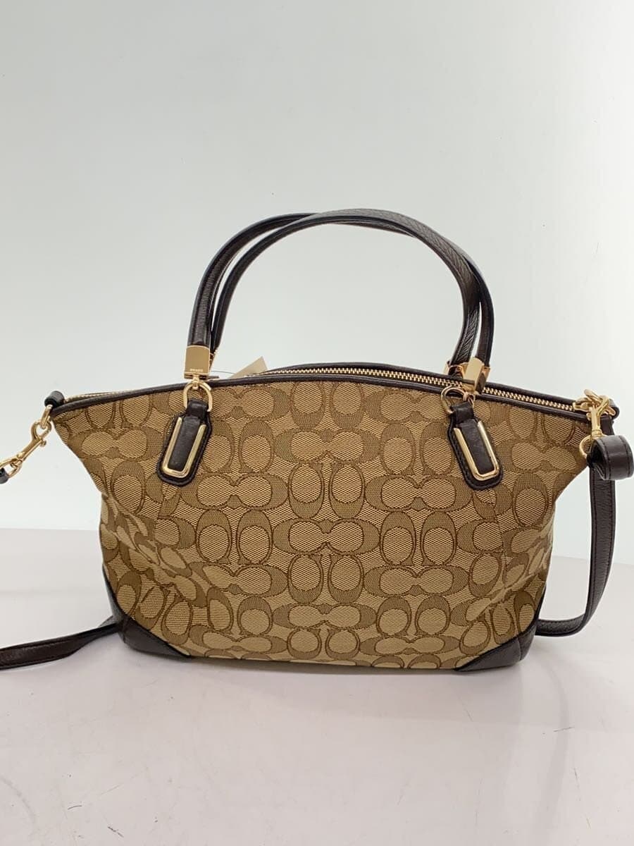 COACH Handbag_Signature Canvas BEG 3