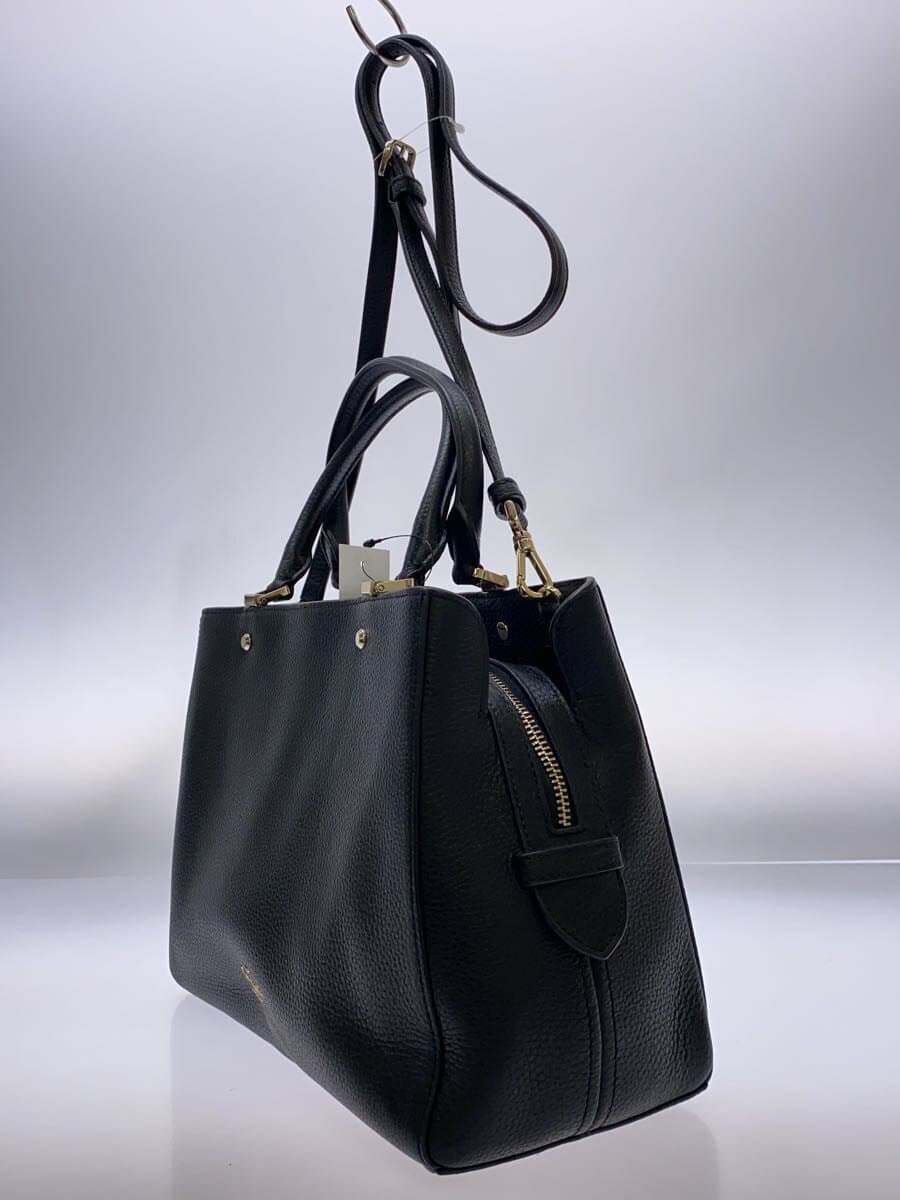 kate spade new york shoulder bag leather BLK solid color 2
