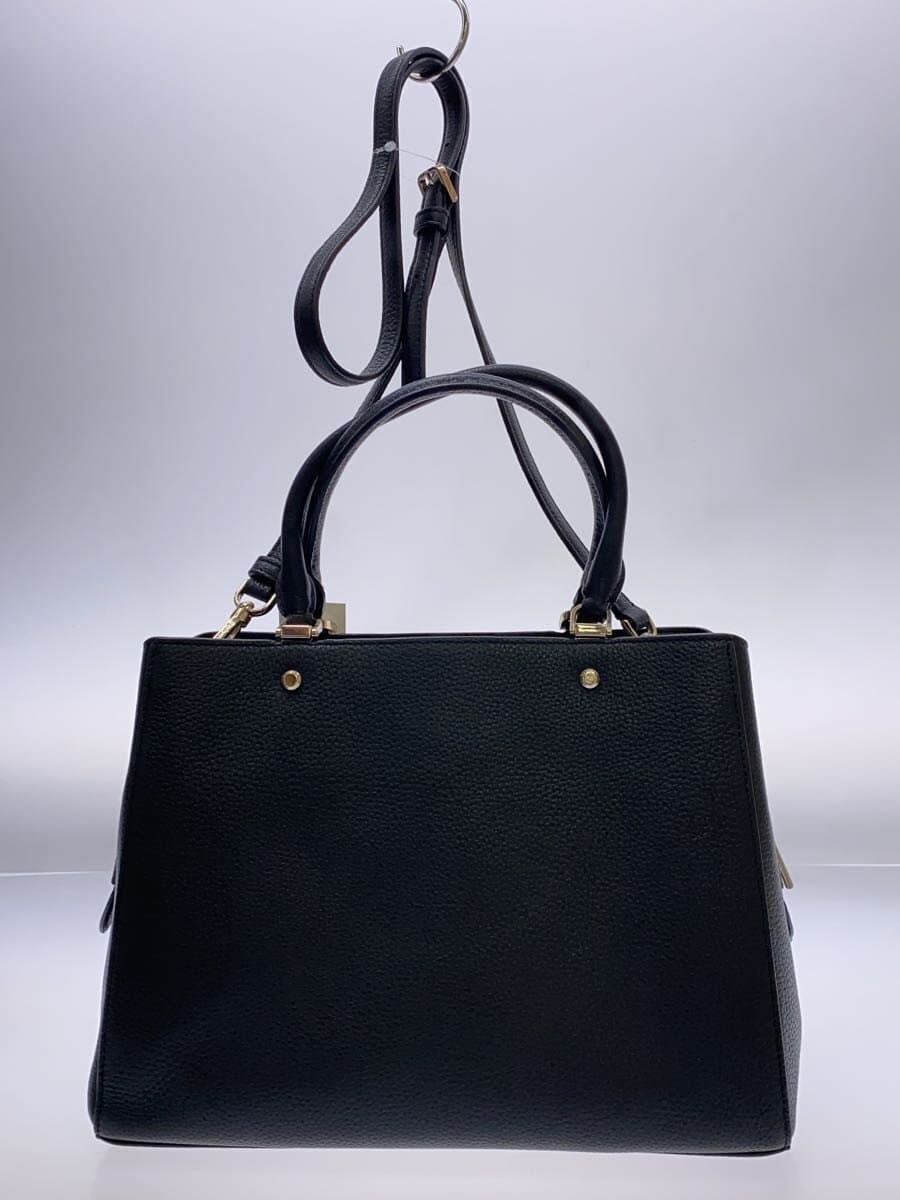 kate spade new york shoulder bag leather BLK solid color 3