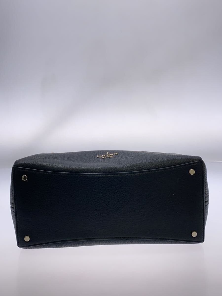kate spade new york shoulder bag leather BLK solid color 4