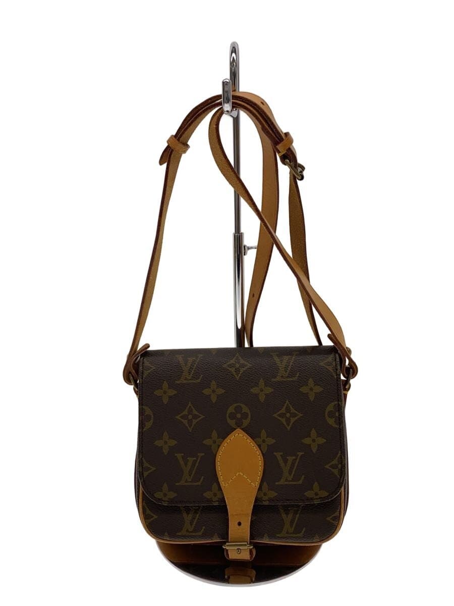 LOUIS VUITTON Cartouchiere MM_Monogram Canvas PVC BRW