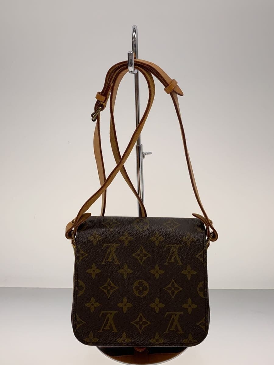 LOUIS VUITTON Cartouchiere MM_Monogram Canvas PVC BRW 3