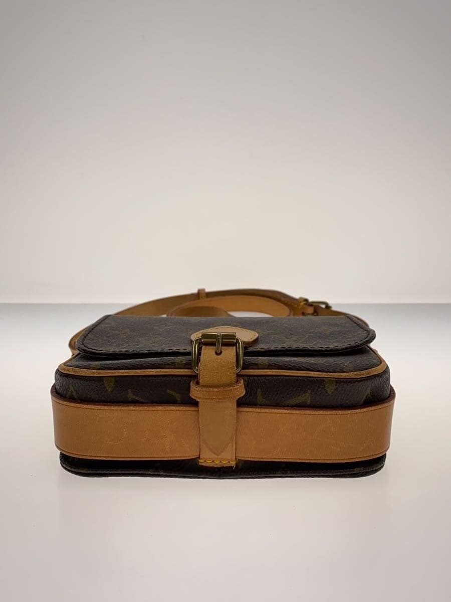 LOUIS VUITTON Cartouchiere MM_Monogram Canvas PVC BRW 4