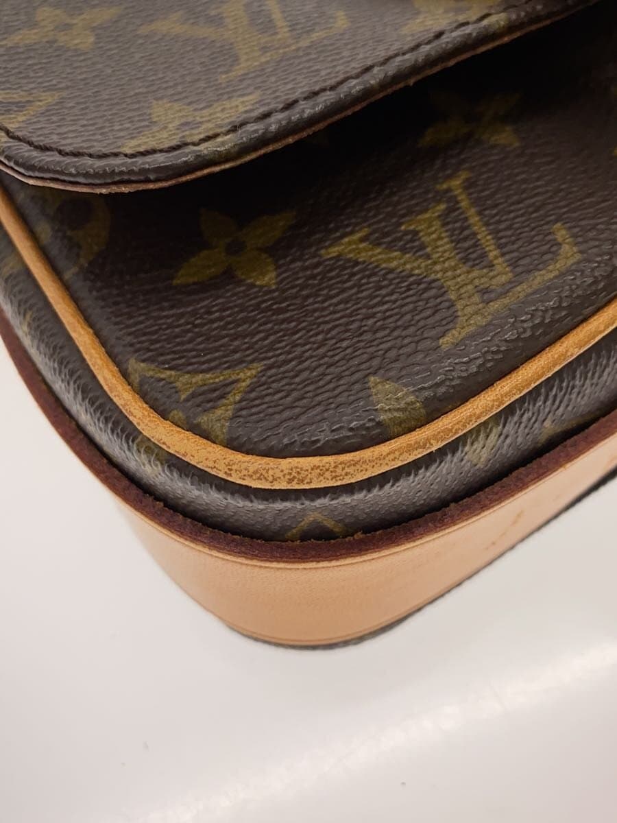 LOUIS VUITTON Cartouchiere MM_Monogram Canvas PVC BRW 7