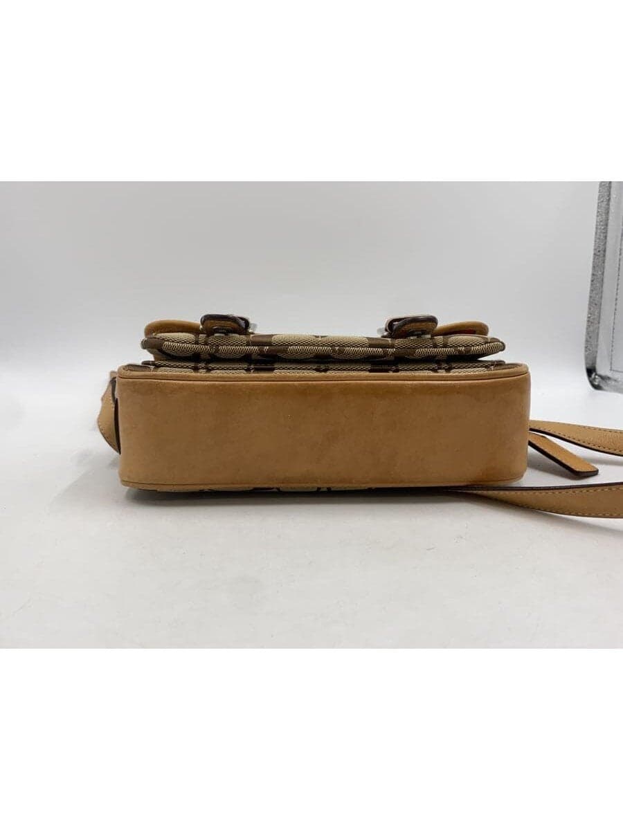 COACH Shoulder Bag_Signature Canvas BEG All Over Pattern 4