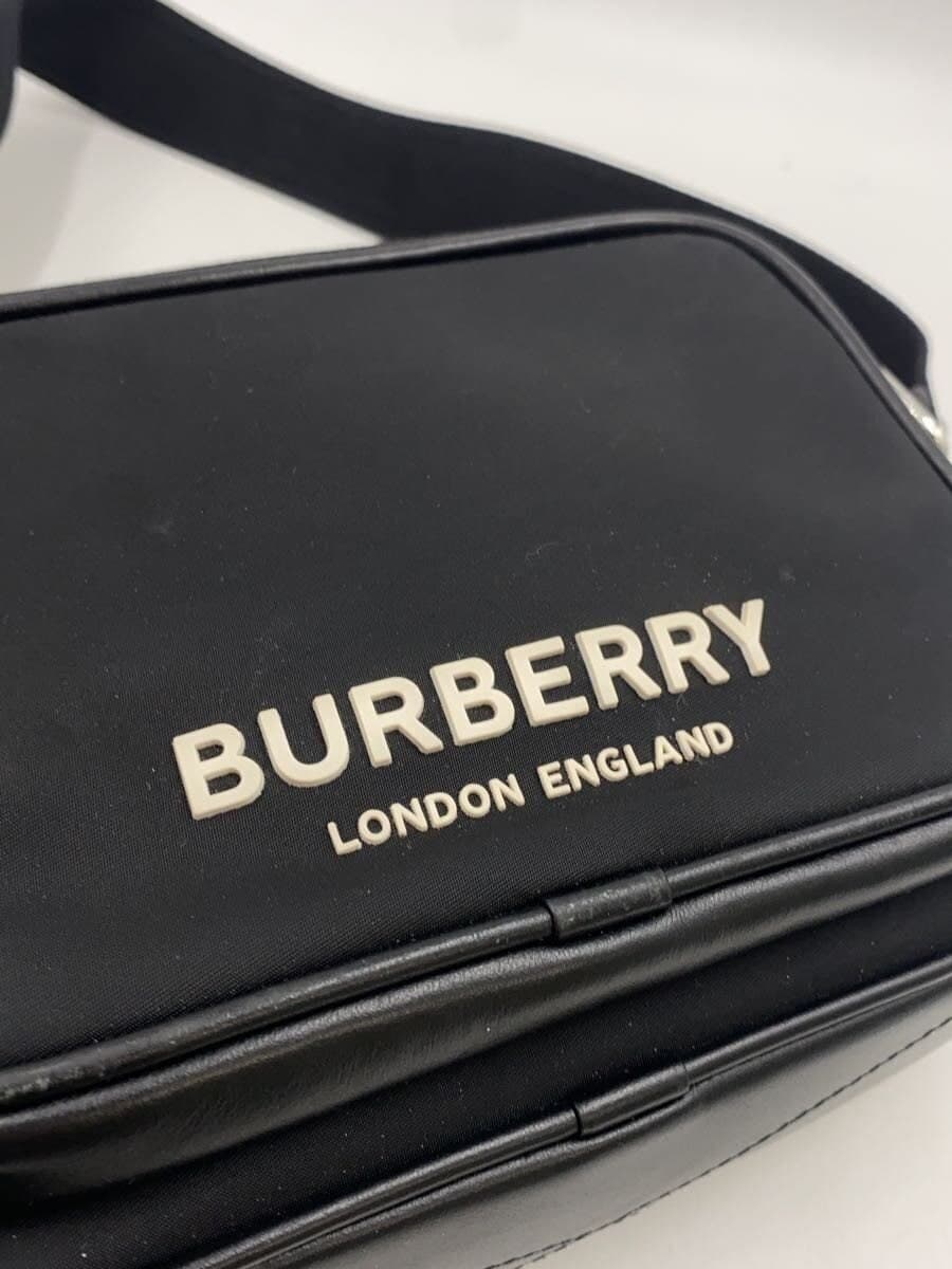 BURBERRY Shoulder Bag Polyester BLK 5