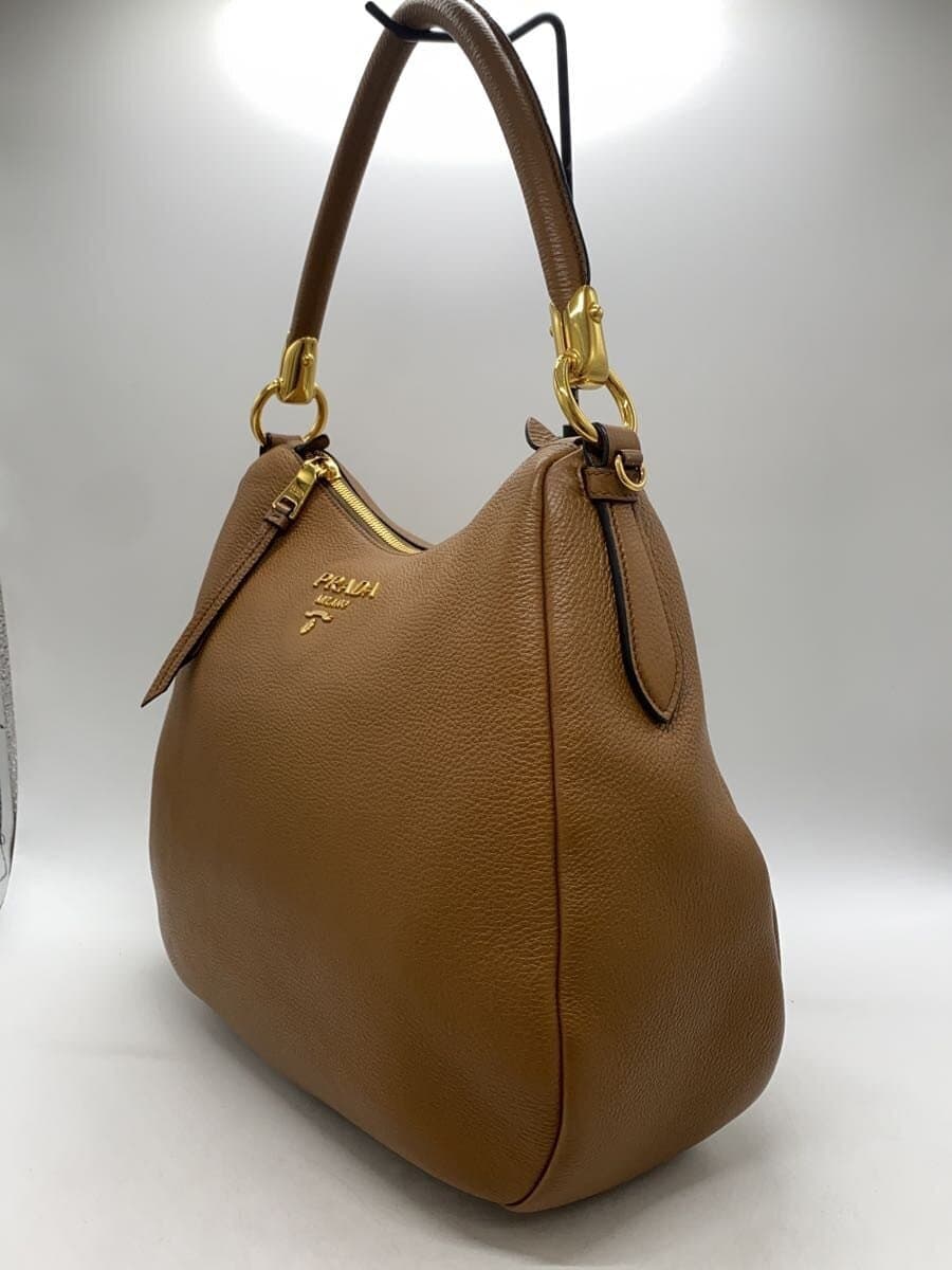 PRADA Shoulder Bag Leather BRW 2