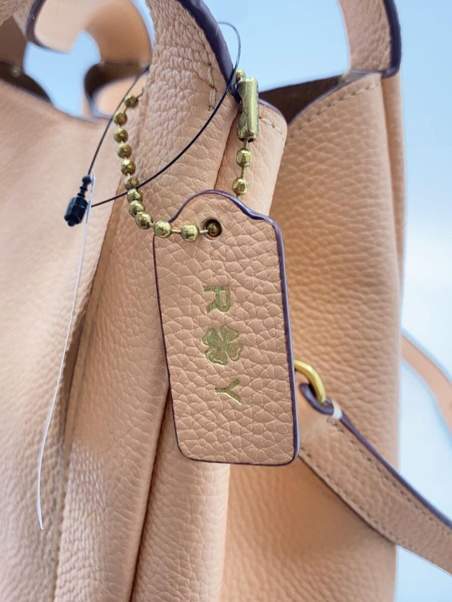 COACH Shoulder Bag Leather PNK 78800 7