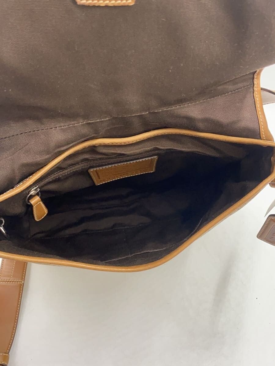 COACH Shoulder Bag Canvas BEG All Over Pattern 6376 7