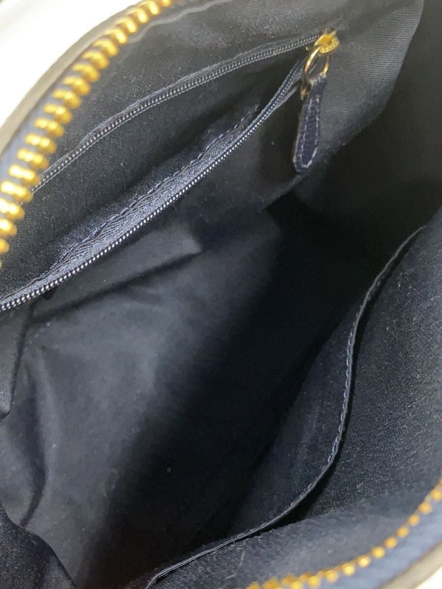 COACH Boston Bag_All Leather Leather NVY 6