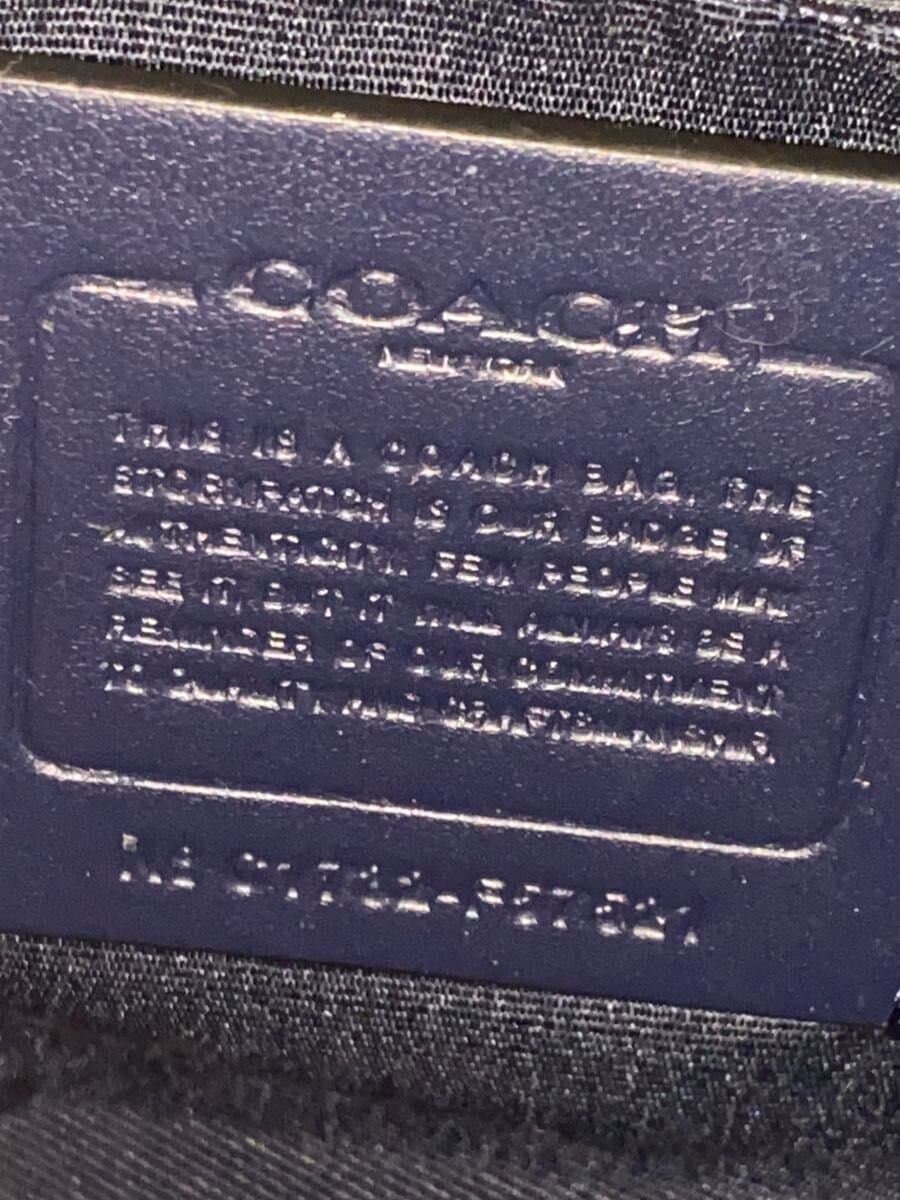 COACH Boston Bag_All Leather Leather NVY 7