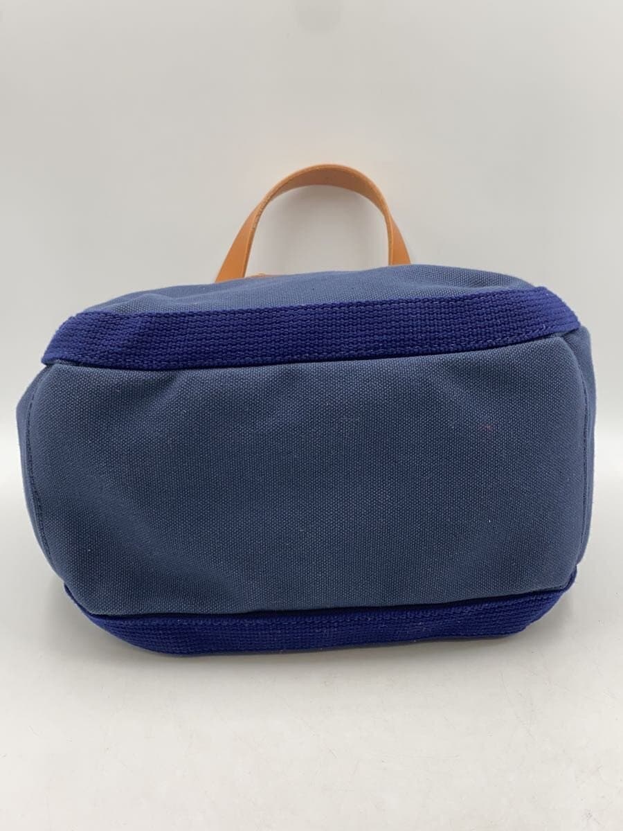 DAKOTA Tote Bag Canvas Leather NVY 4