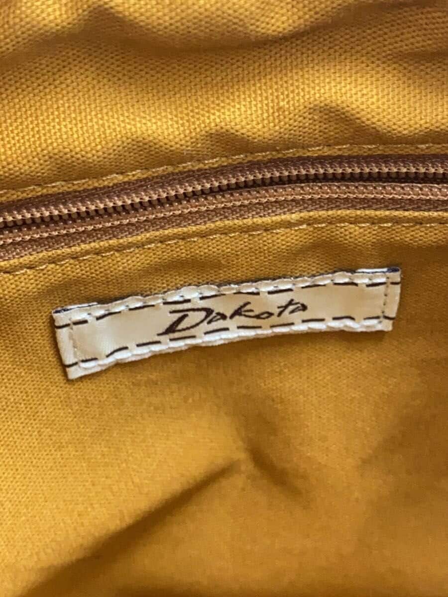 DAKOTA Tote Bag Canvas Leather NVY 7