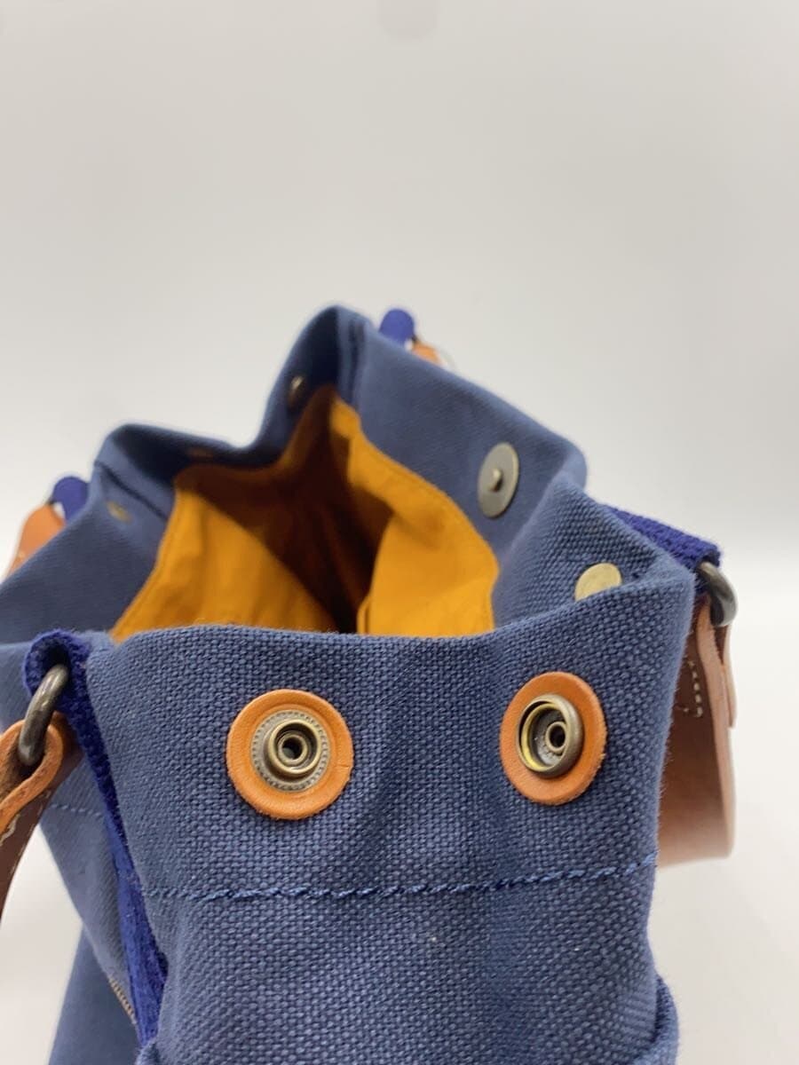 DAKOTA Tote Bag Canvas Leather NVY 8