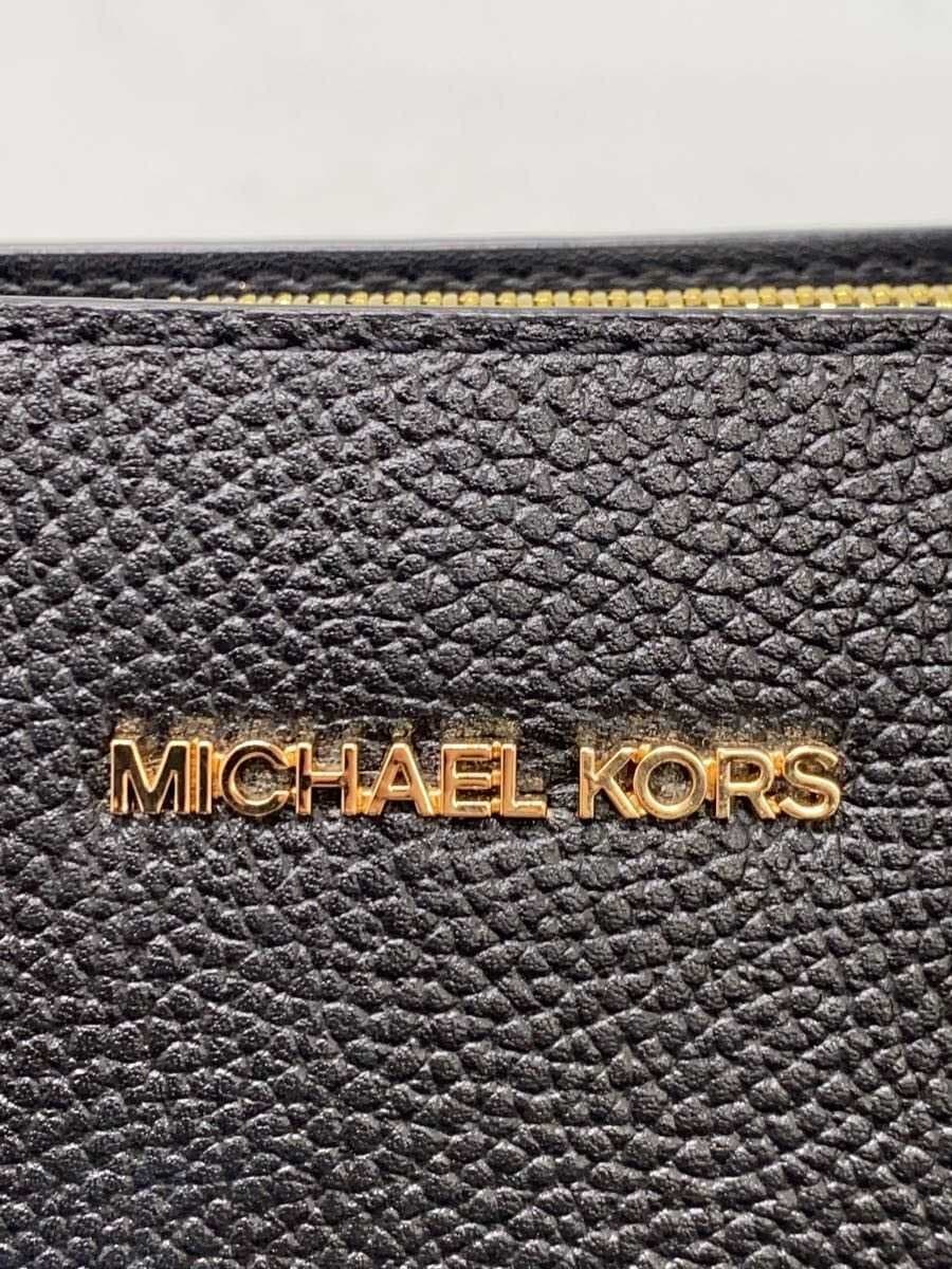MICHAEL KORSMERCER MD MESSENGER LEATHER Shoulder Bag Leather BLK 35S1GM9M2L 5
