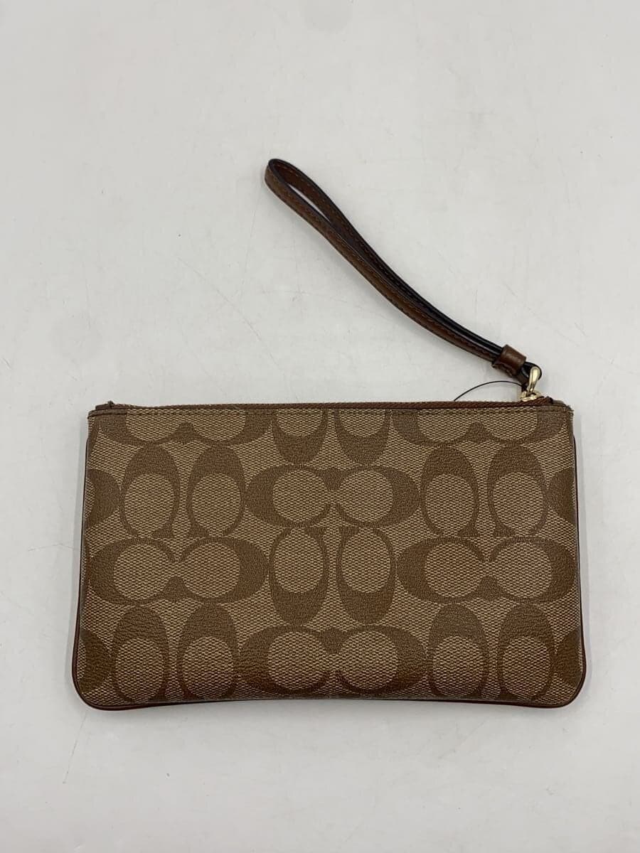 COACH Pouch Leather BRW All-over pattern F58695 2