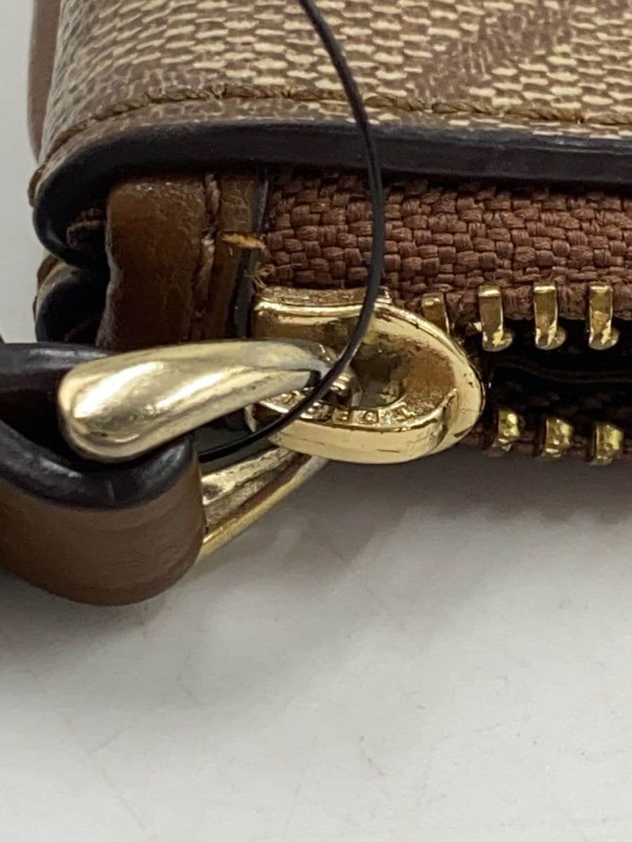 COACH Pouch Leather BRW All-over pattern F58695 3