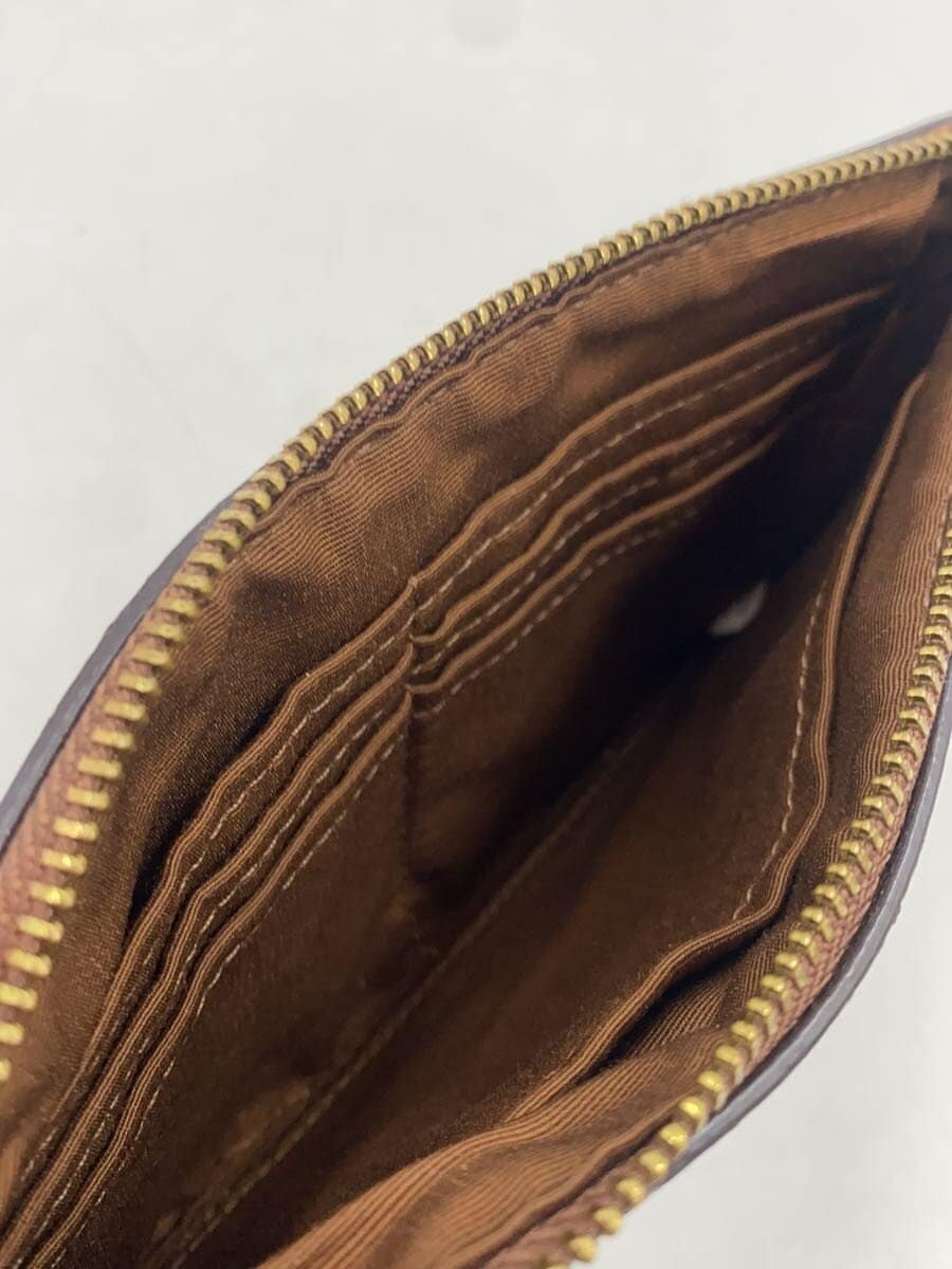 COACH Pouch Leather BRW All-over pattern F58695 4