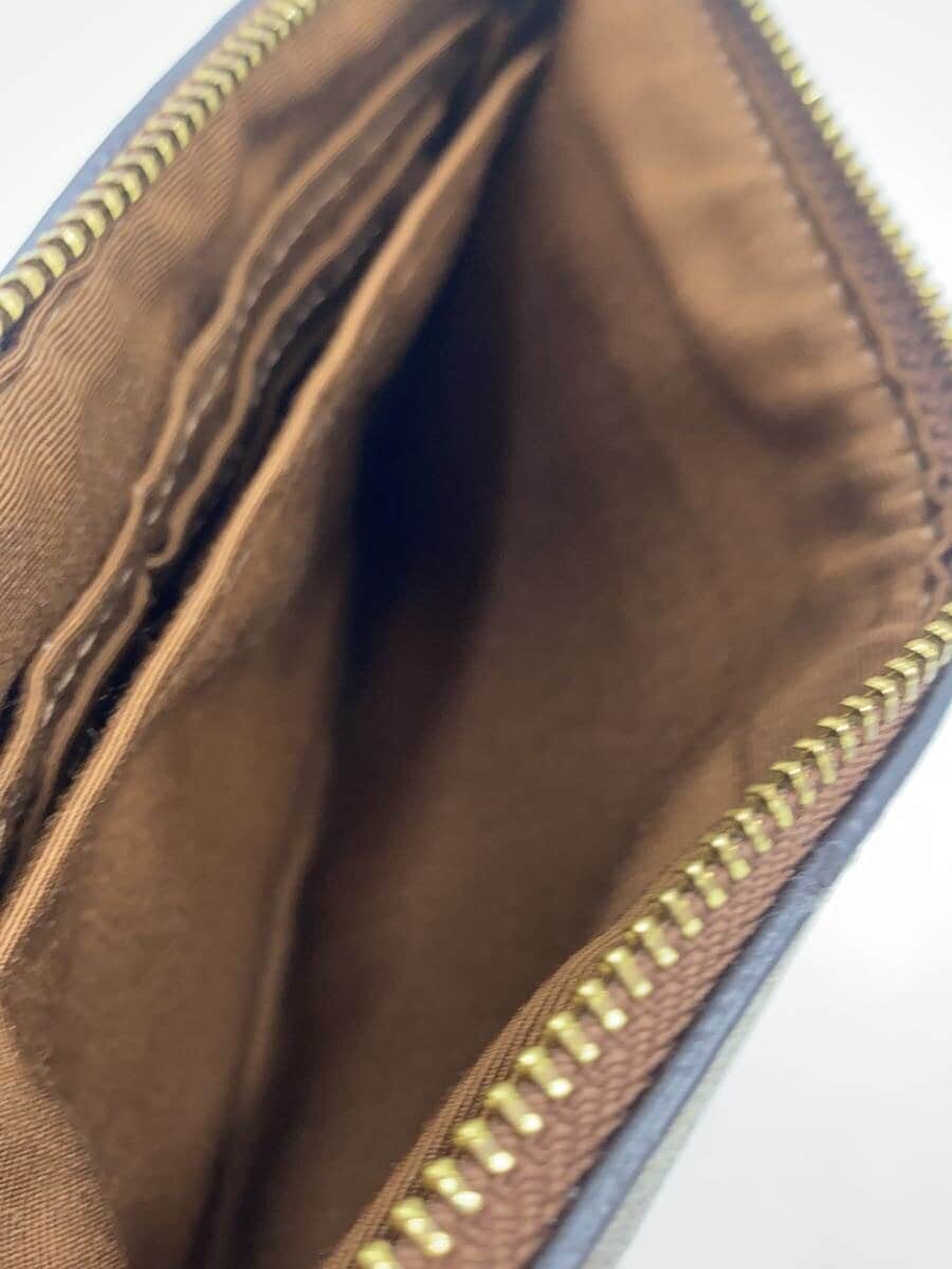 COACH Pouch Leather BRW All-over pattern F58695 5