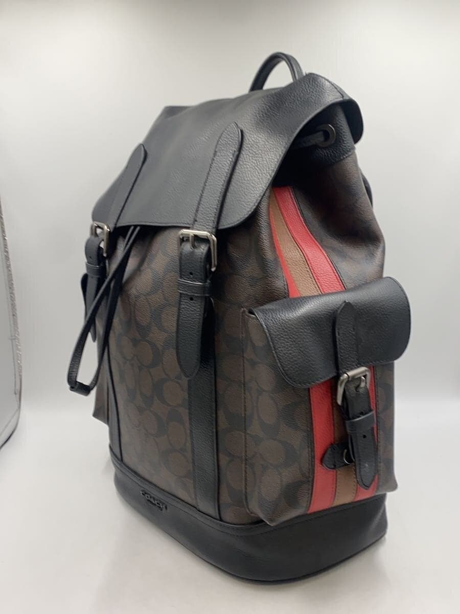COACH Backpack Leather BRW All-over pattern C1242 2