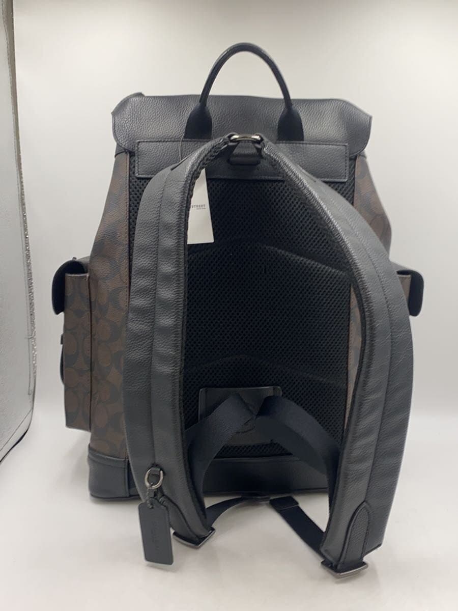 COACH Backpack Leather BRW All-over pattern C1242 3