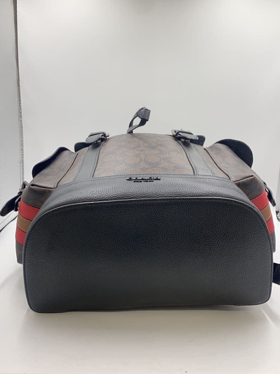 COACH Backpack Leather BRW All-over pattern C1242 4