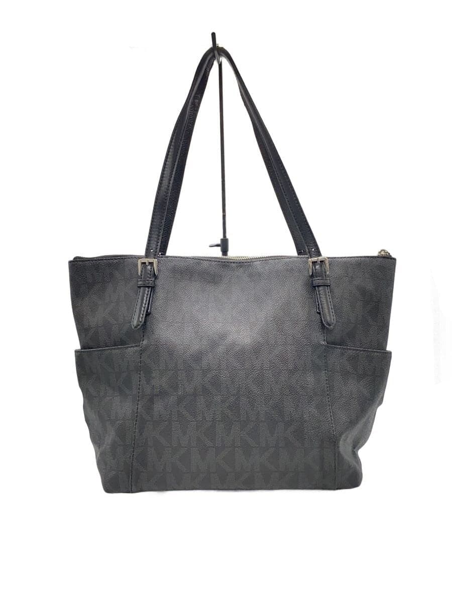 MICHAEL KORS tote bag leather black all-over pattern 35T5STTT8B 3