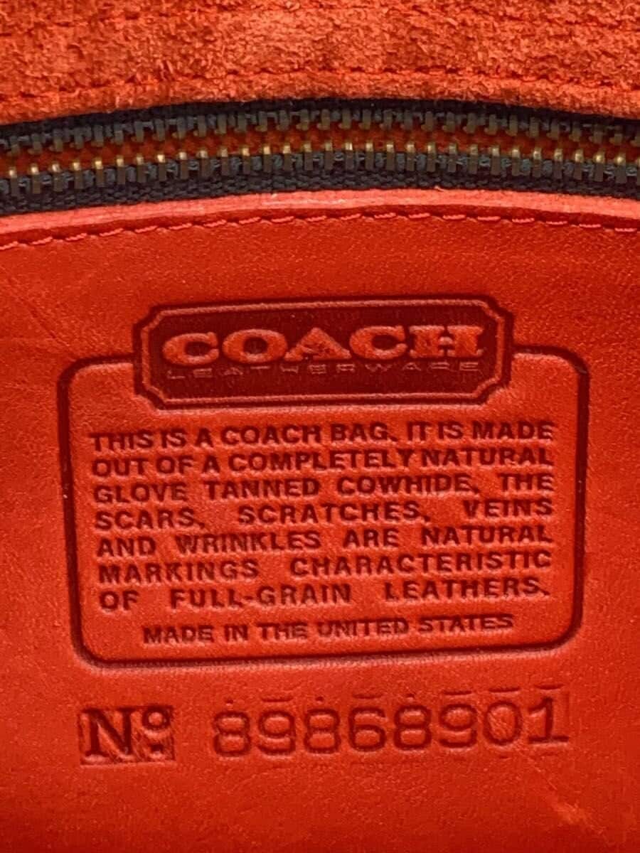 COACH shoulder bag leather ORN 5
