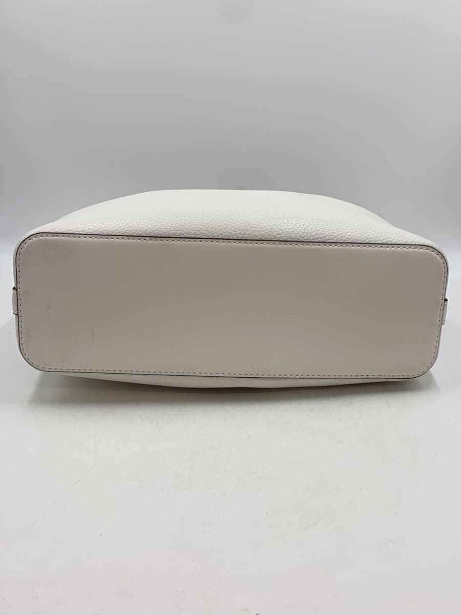 MICHAEL KORS Carson Medium Pebbled Leather Satchel Handbag -- WHT 35S5G2ZS3T 4