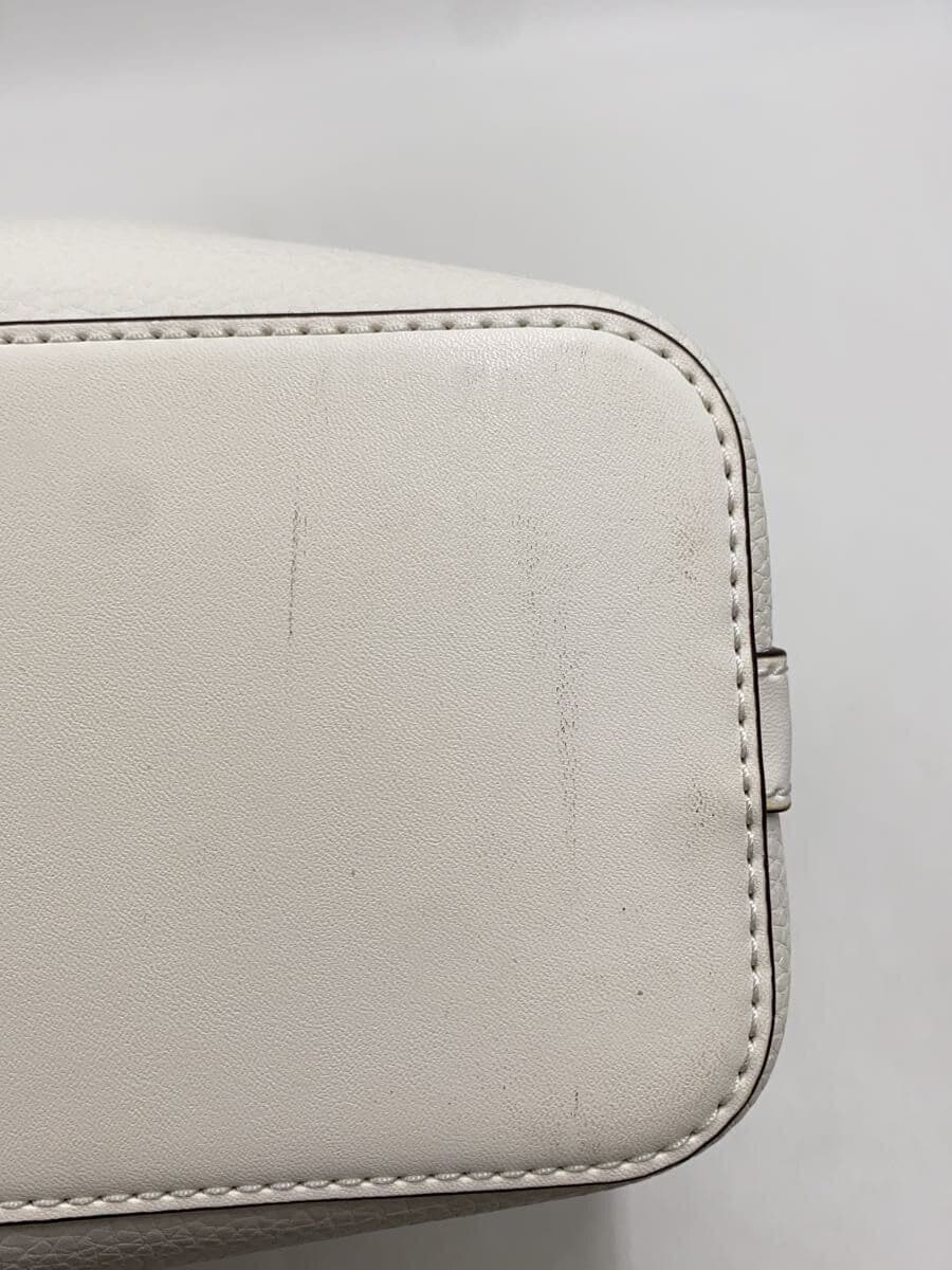 MICHAEL KORS Carson Medium Pebbled Leather Satchel Handbag -- WHT 35S5G2ZS3T 8