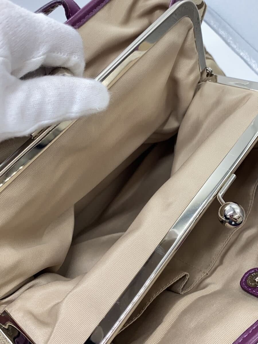 COACH Stripe Framed Carryall_Signature_Purple Leather -- Allover Pattern F13533 8