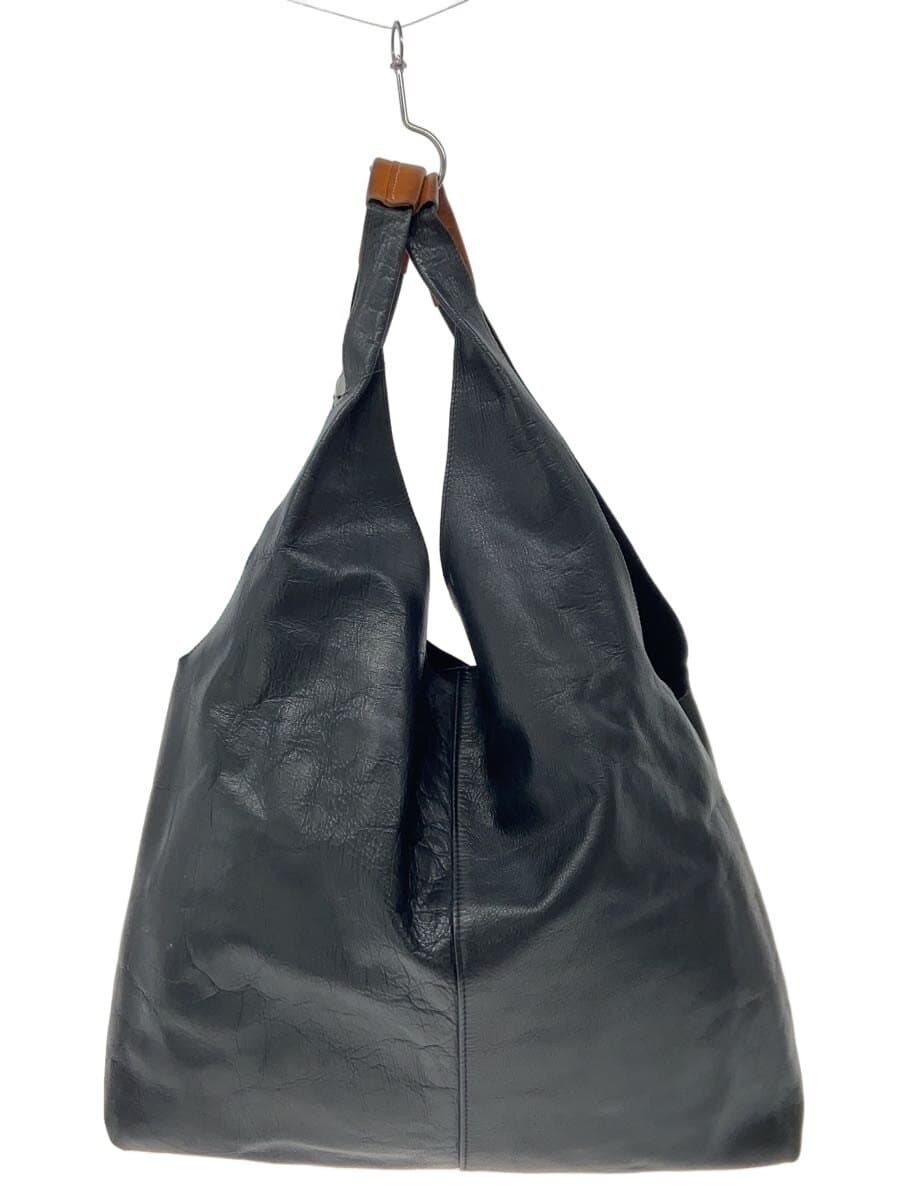 Other Brand Tote Bag Leather BLK Solid