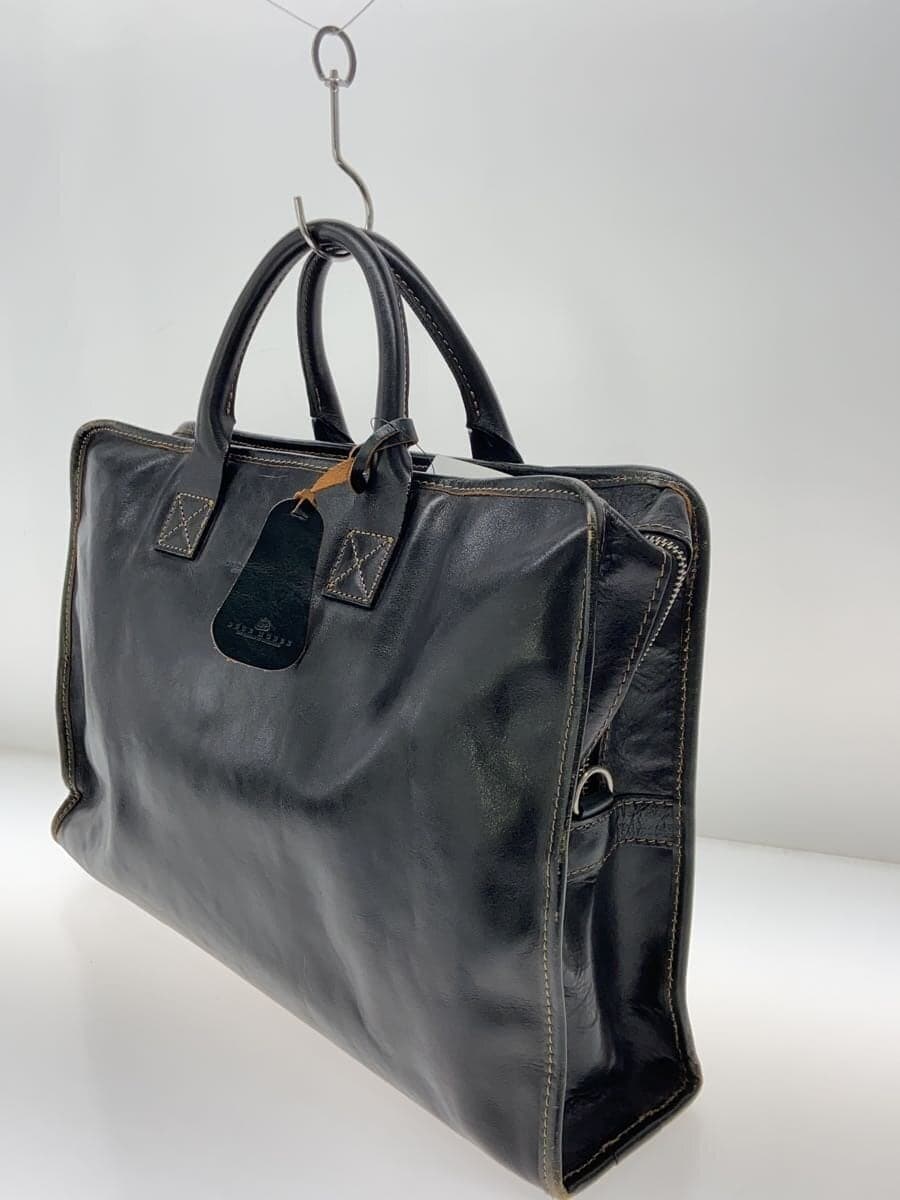 DEUX MONCX Samsonite Tote Bag Leather BLK 2