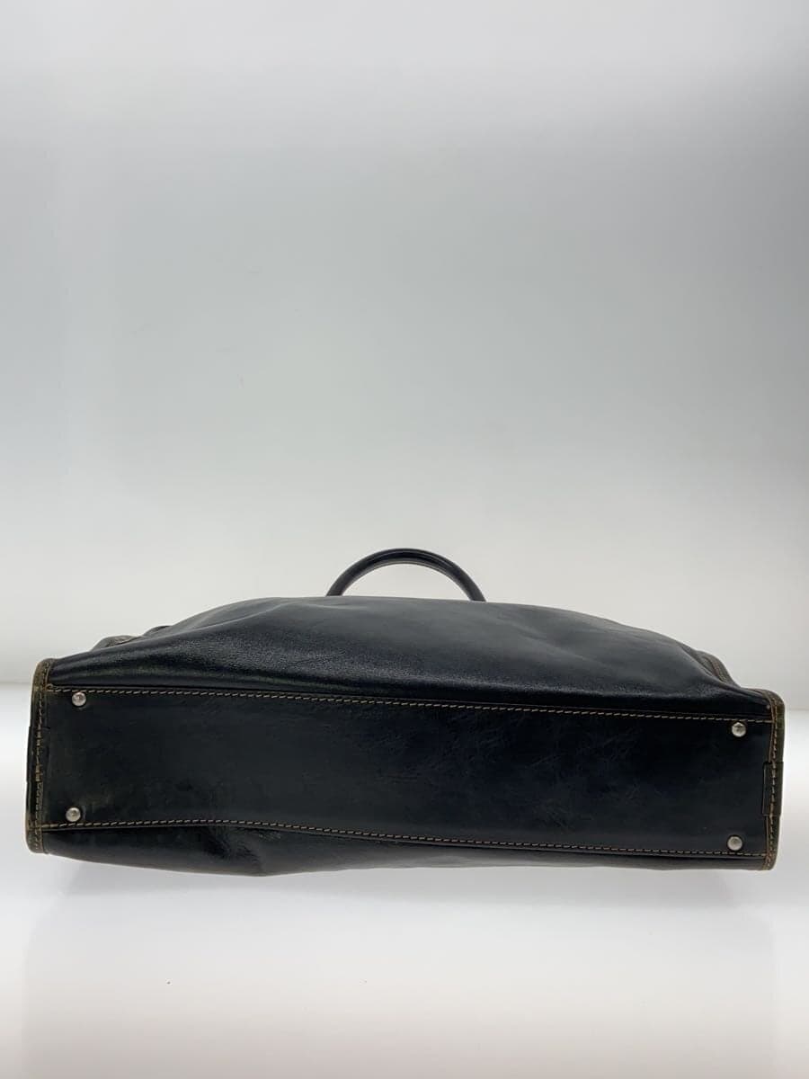 DEUX MONCX Samsonite Tote Bag Leather BLK 4