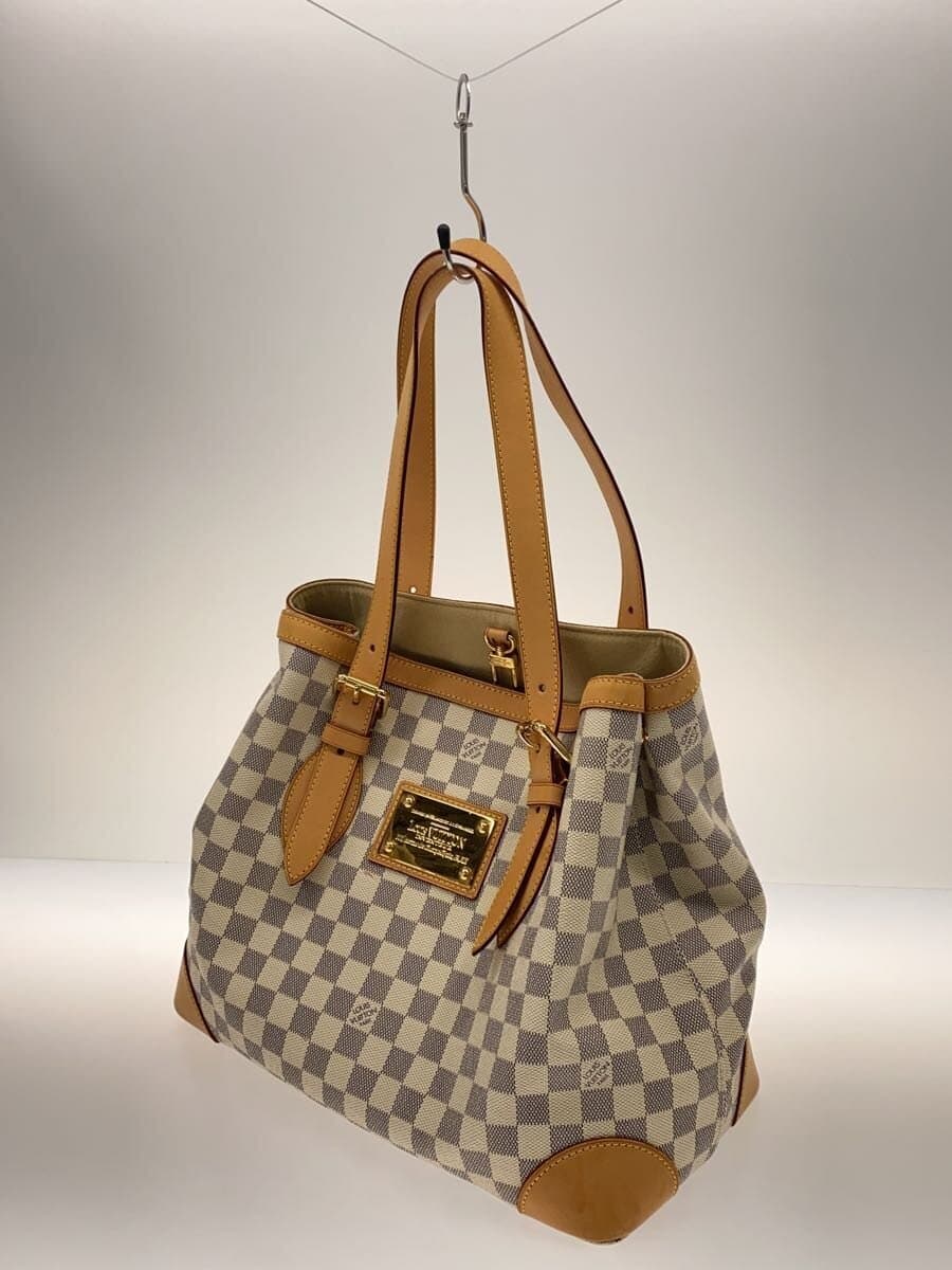 LOUIS VUITTON Hampstead MM_Damier Azur PVC WHT 2