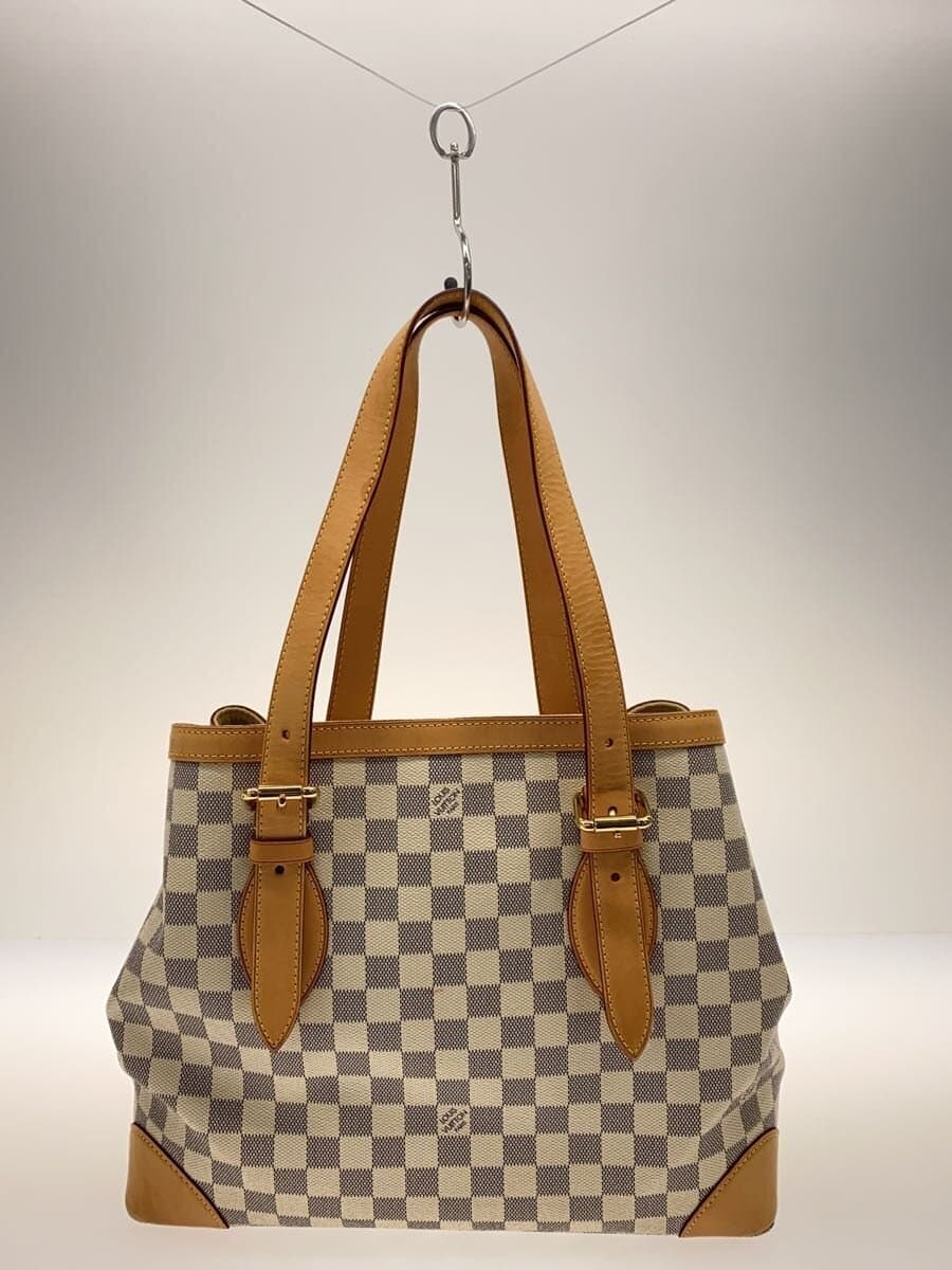 LOUIS VUITTON Hampstead MM_Damier Azur PVC WHT 3