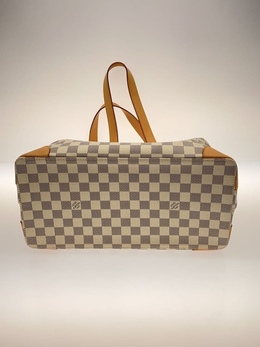 LOUIS VUITTON Hampstead MM_Damier Azur PVC WHT 4