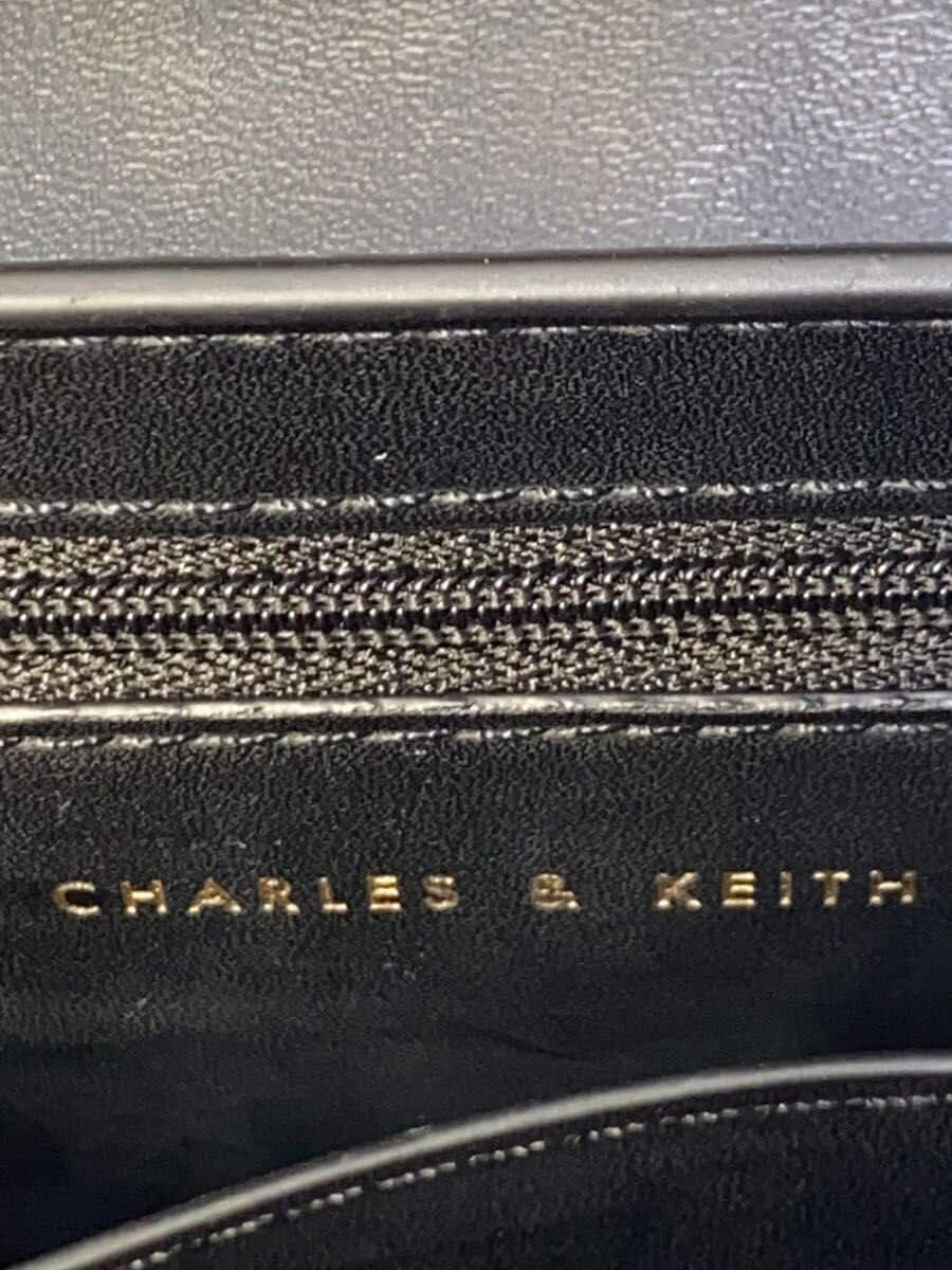CHARLES&KEITH Gabine Saddle Bag Shoulder Bag Leather BLK 5