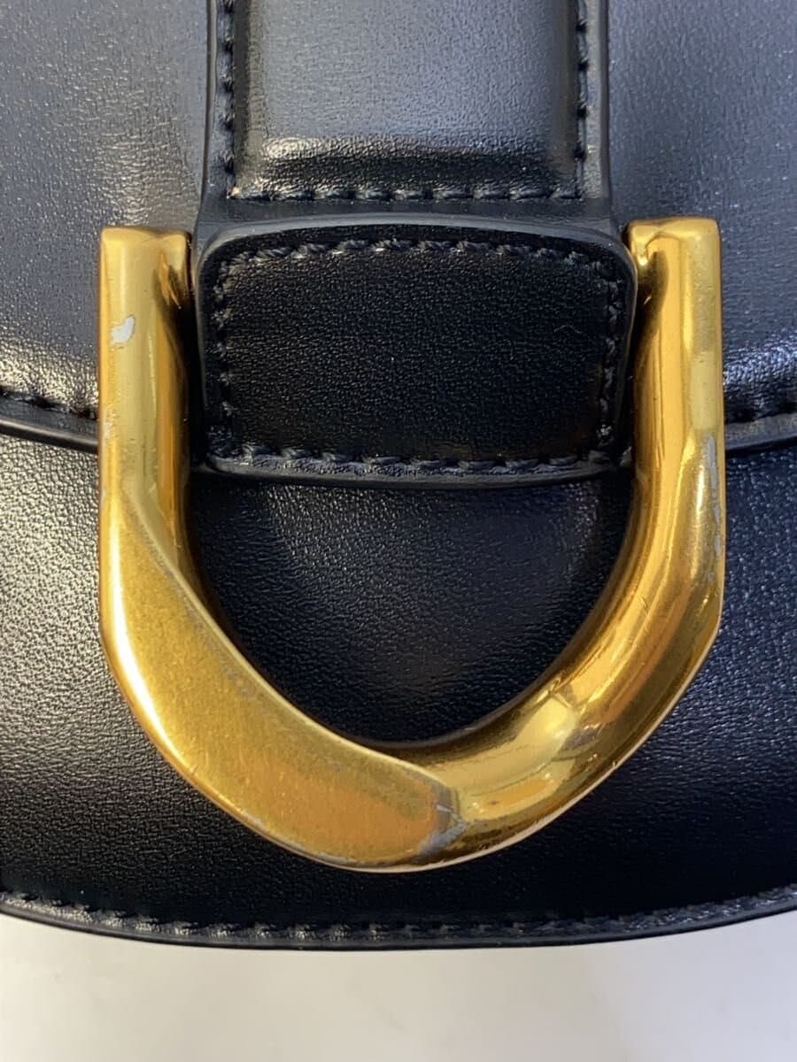 CHARLES&KEITH Gabine Saddle Bag Shoulder Bag Leather BLK 8