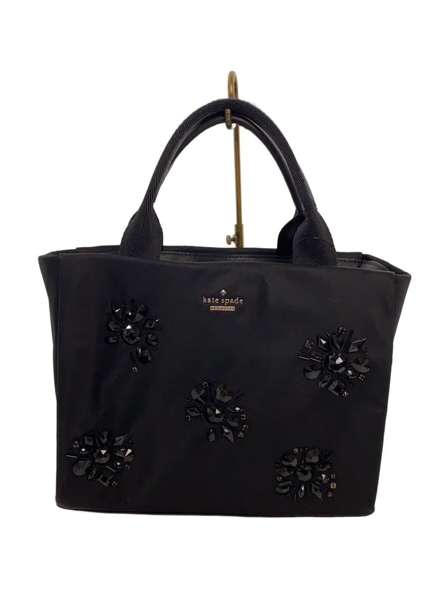 kate spade new york Bijou Handbag Nylon BLK Inside With Stain