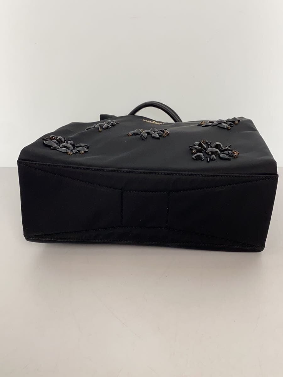 kate spade new york Bijou Handbag Nylon BLK Inside With Stain 4