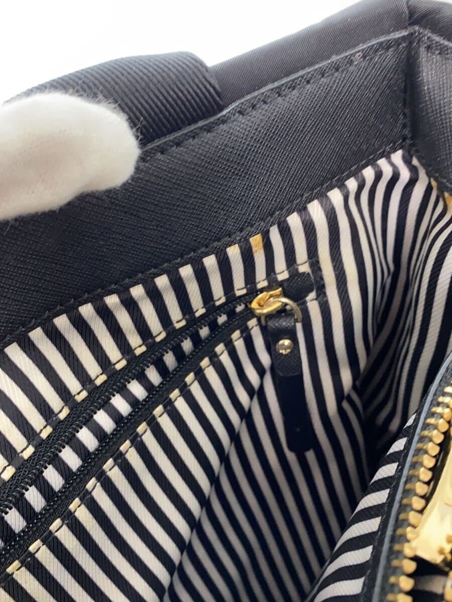 kate spade new york Bijou Handbag Nylon BLK Inside With Stain 7