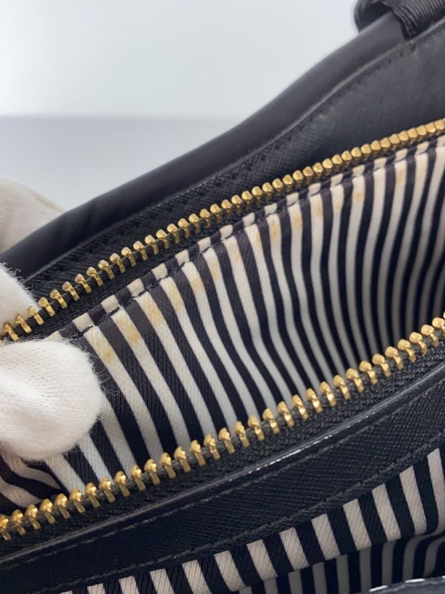 kate spade new york Bijou Handbag Nylon BLK Inside With Stain 8