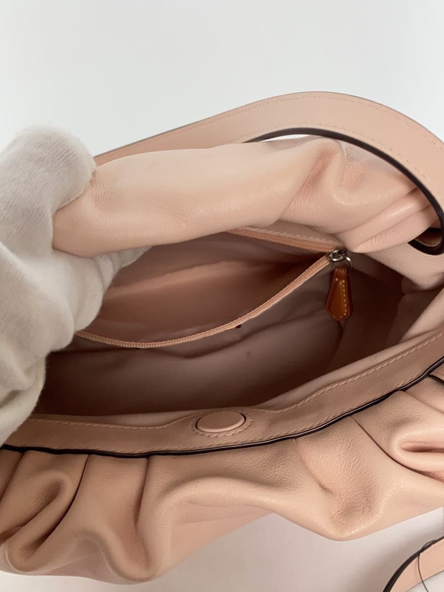 COACH Fay Drawstring Tote Bag Leather PNK CV947 6