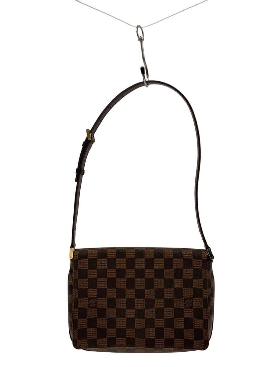 LOUIS VUITTON Musette Tango_Damier Ebene_Long Shoulder PVC BRW